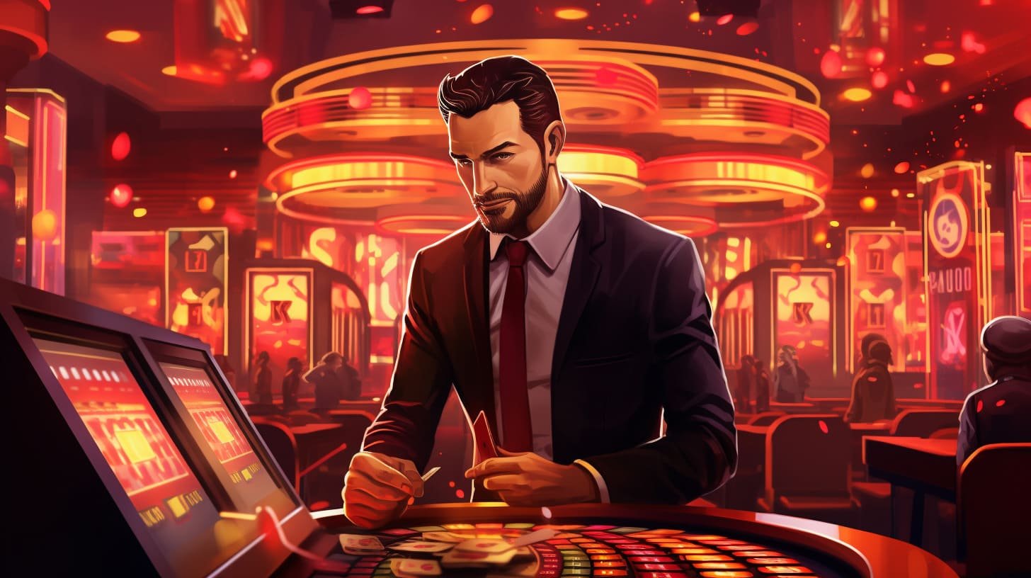 Live dealer blackjack table interface